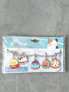 Squishmallows Interchangeable Charm Set Bracelet - NIB